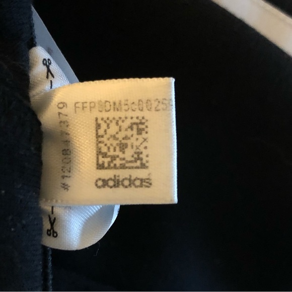 Adidas dark blue, crop fitted joggers, women size M - Picture 7 of 7